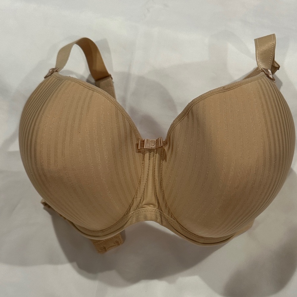 Freya Tan Striped Bra